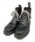 Dr.Martens（ドクターマーチン）の古着「ホワイトステッチ8ホールブーツ」｜ブラック