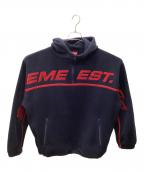 SUPREMEシュプリーム）の古着「Harf Zip Hooded Sweatshirt」｜ネイビー