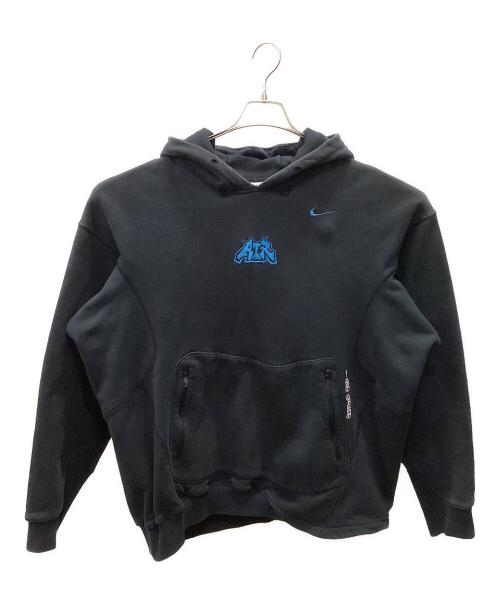 NIKE（ナイキ）NIKE (ナイキ) OFFWHITE (オフホワイト) NIKE × OFFWHITE プルオーバーパーカー ブラック サイズ:Lの古着・服飾アイテム