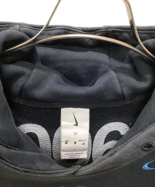 NIKE（ナイキ）NIKE (ナイキ) OFFWHITE (オフホワイト) NIKE × OFFWHITE プルオーバーパーカー ブラック サイズ:Lの古着・服飾アイテム