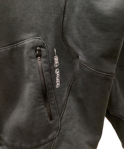 NIKE（ナイキ）NIKE (ナイキ) OFFWHITE (オフホワイト) NIKE × OFFWHITE プルオーバーパーカー ブラック サイズ:Lの古着・服飾アイテム