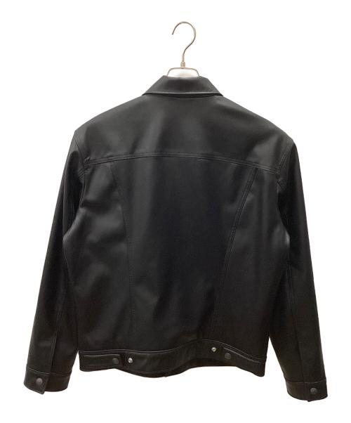 LEVI'S（リーバイス）LEVI'S (リーバイス) LIMITED LEATHER TRUCKER JACKET ブラック サイズ:Mの古着・服飾アイテム