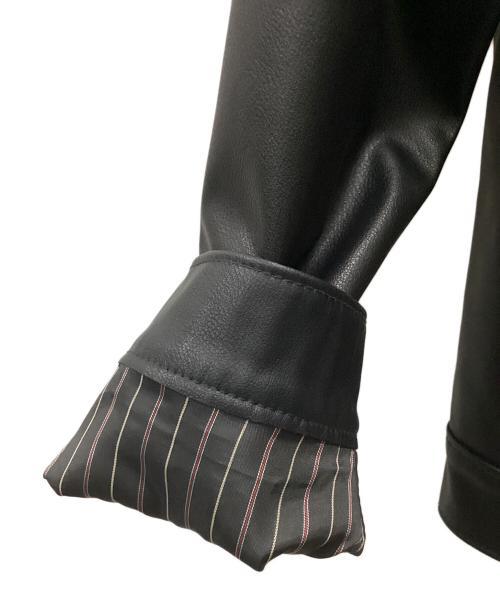 LEVI'S（リーバイス）LEVI'S (リーバイス) LIMITED LEATHER TRUCKER JACKET ブラック サイズ:Mの古着・服飾アイテム