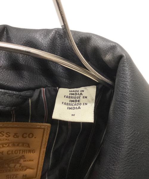 LEVI'S（リーバイス）LEVI'S (リーバイス) LIMITED LEATHER TRUCKER JACKET ブラック サイズ:Mの古着・服飾アイテム