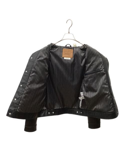 LEVI'S（リーバイス）LEVI'S (リーバイス) LIMITED LEATHER TRUCKER JACKET ブラック サイズ:Mの古着・服飾アイテム