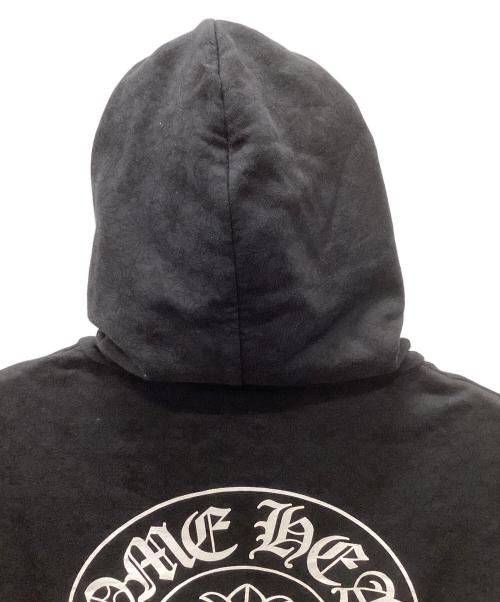 CHROME HEARTS（クロムハーツ）CHROME HEARTS (クロムハーツ) CHプラス総柄ダガージップパーカー ブラック サイズ:Mの古着・服飾アイテム