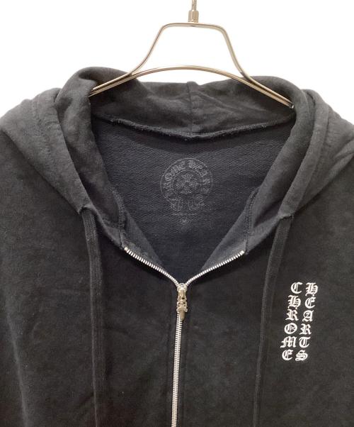 CHROME HEARTS（クロムハーツ）CHROME HEARTS (クロムハーツ) CHプラス総柄ダガージップパーカー ブラック サイズ:Mの古着・服飾アイテム