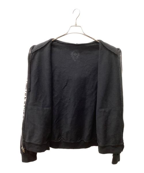 CHROME HEARTS（クロムハーツ）CHROME HEARTS (クロムハーツ) CHプラス総柄ダガージップパーカー ブラック サイズ:Mの古着・服飾アイテム