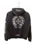 CHROME HEARTS (クロムハーツ) CHプラス総柄ダガージップパーカー ブラック サイズ:M：250000円