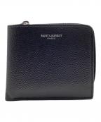 Saint Laurent Parisサンローランパリ）の古着「イーストウェストジップウォレット」｜ブラック