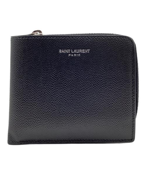 Saint Laurent Paris（サンローランパリ）Saint Laurent Paris (サンローランパリ) イーストウェストジップウォレット ブラックの古着・服飾アイテム