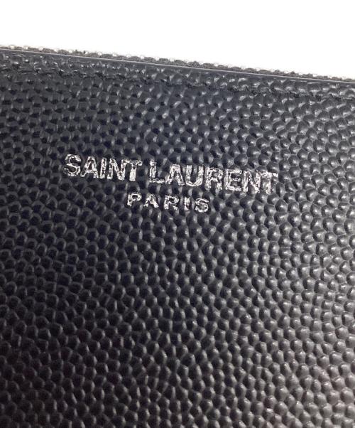 Saint Laurent Paris（サンローランパリ）Saint Laurent Paris (サンローランパリ) イーストウェストジップウォレット ブラックの古着・服飾アイテム