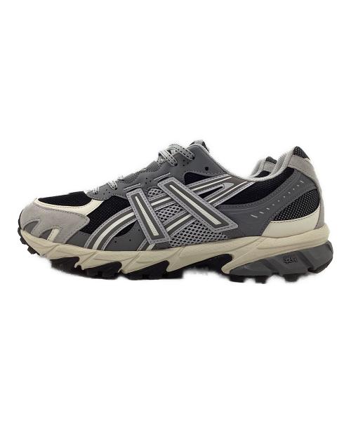 asics（アシックス）asics (アシックス) スニーカー ブラック×グレー サイズ:28cmの古着・服飾アイテム