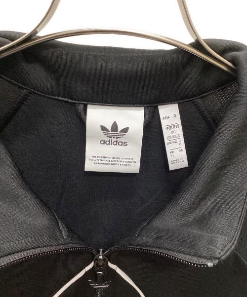 adidas（アディダス）adidas (アディダス) ビッグ トレフォイル アウトライン ブラック サイズ:XLの古着・服飾アイテム