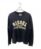 DIESELディーゼル）の古着「スウェット」｜ブラック