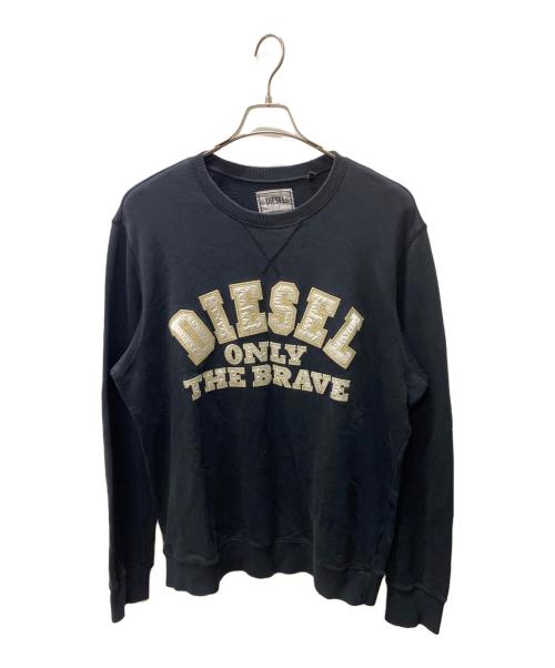 DIESEL（ディーゼル）DIESEL (ディーゼル) スウェット ブラック サイズ:XLの古着・服飾アイテム
