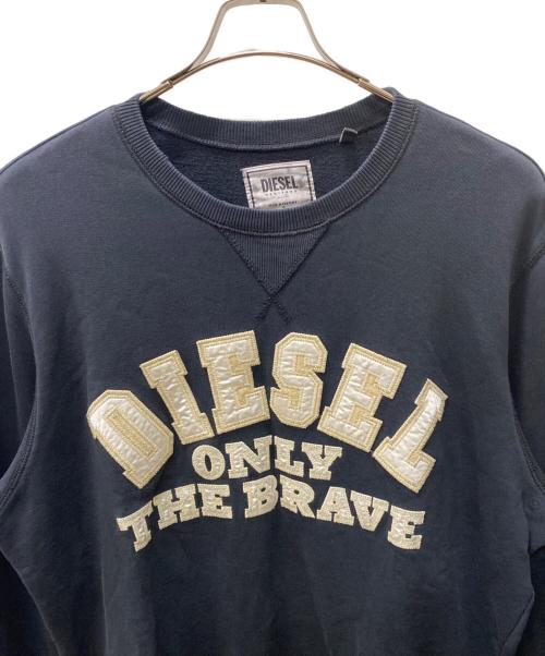 DIESEL（ディーゼル）DIESEL (ディーゼル) スウェット ブラック サイズ:XLの古着・服飾アイテム