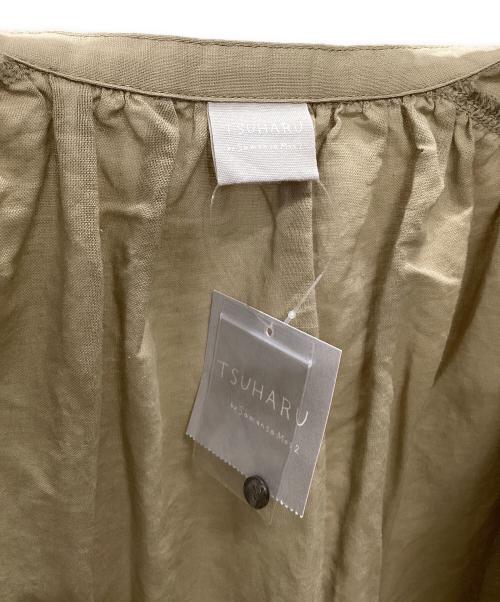 TSUHARU by samansa Mos2（ツハル バイ サマンサモスモス）TSUHARU by Samansa Mos2 (ツハル バイ サマンサモスモス) ラミーコットンレースブラウス ベージュ サイズ:F 未使用品の古着・服飾アイテム