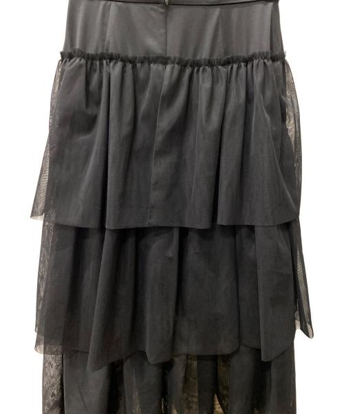 Snidel（スナイデル）Snidel (スナイデル) チュールバニエスカート ブラックの古着・服飾アイテム