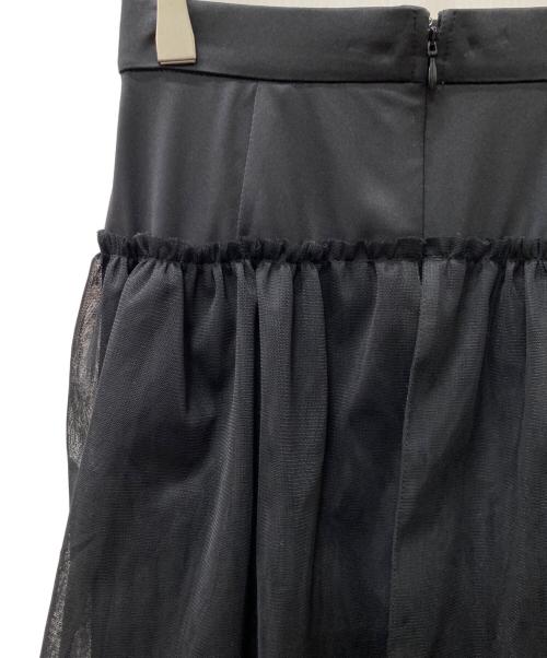 Snidel（スナイデル）Snidel (スナイデル) チュールバニエスカート ブラックの古着・服飾アイテム