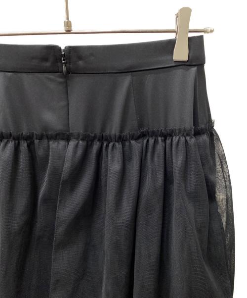 Snidel（スナイデル）Snidel (スナイデル) チュールバニエスカート ブラックの古着・服飾アイテム