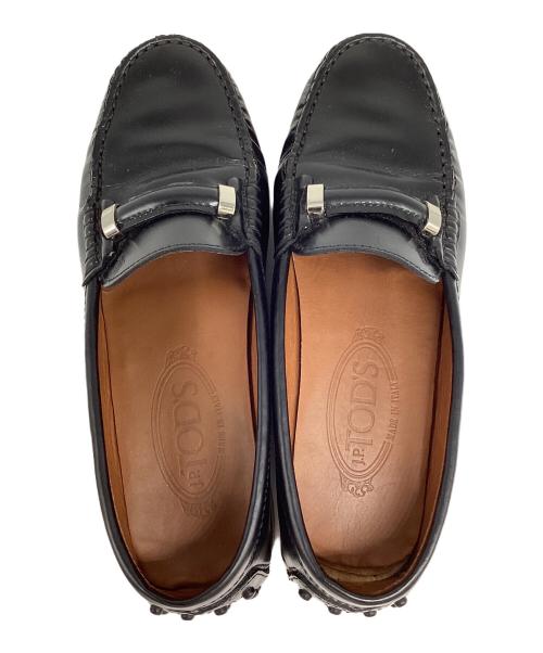 TOD'S（トッズ）TOD'S (トッズ) ビットローファー ブラック サイズ:35 1/2の古着・服飾アイテム