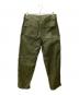 SPELL BOUND (スペルバウンド) ペーカーパンツ オリーブ サイズ:30：5000円