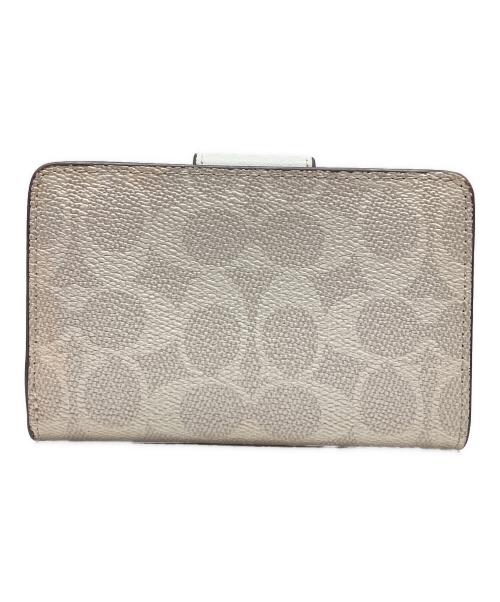 COACH（コーチ）COACH (コーチ) 2つ折り財布 ホワイトの古着・服飾アイテム