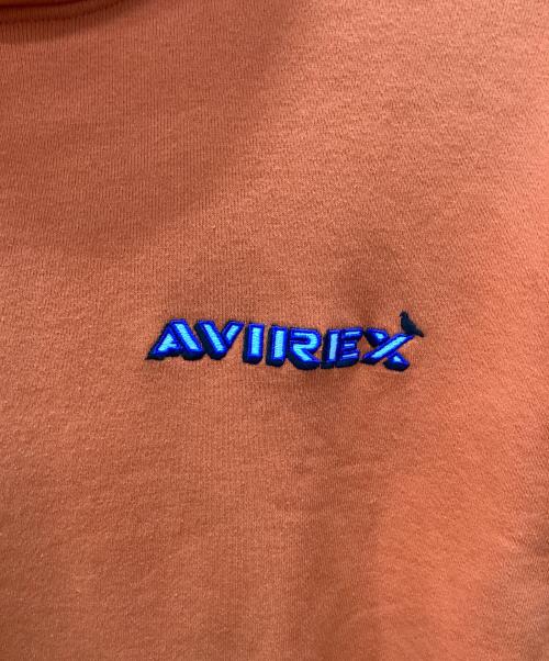 AVIREX（アヴィレックス）AVIREX (アヴィレックス) AVIREX プルオーバーパーカー オレンジ サイズ:Mの古着・服飾アイテム