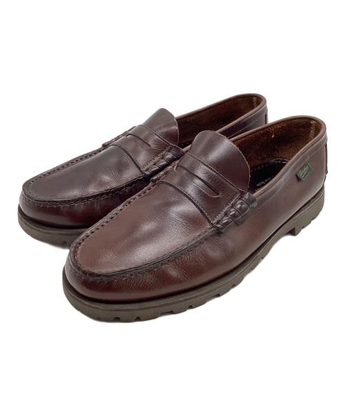PARABOOT（パラブーツ）PARABOOT (パラブーツ) CORAUX コインローファー ブラウン サイズ:6 1/2の古着・服飾アイテム