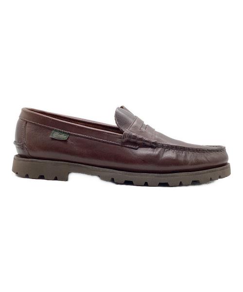 PARABOOT（パラブーツ）PARABOOT (パラブーツ) CORAUX コインローファー ブラウン サイズ:6 1/2の古着・服飾アイテム