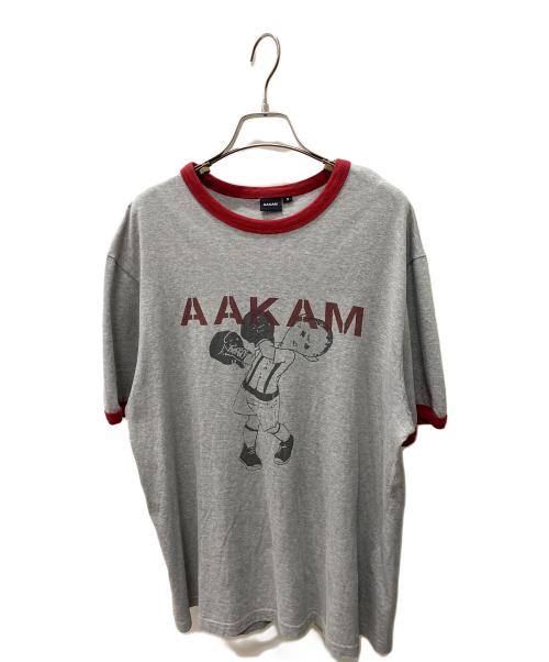AAKAM（アーカム）AAKAM (アーカム) Tシャツ グレー サイズ:Lの古着・服飾アイテム