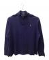 POLO RALPH LAUREN（ポロ・ラルフローレン）の古着「ハーフジップスウェット」｜ネイビー