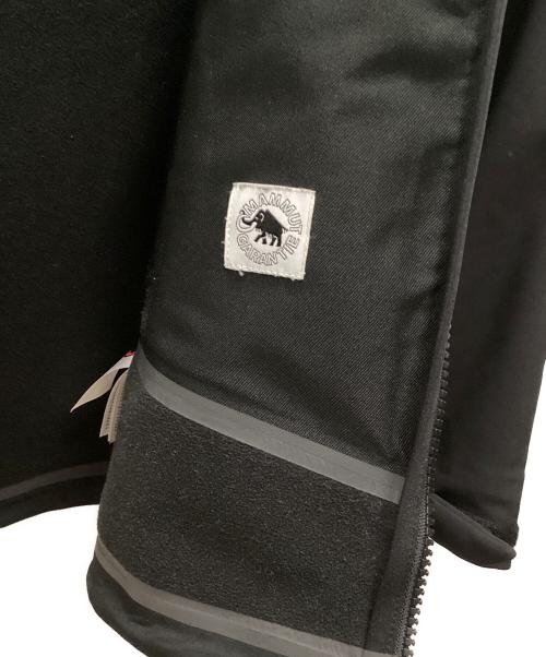MAMMUT（マムート）MAMMUT (マムート) ウィンターフィールド ソフトシェル フーデッド ジャケット ブラック サイズ:XLの古着・服飾アイテム