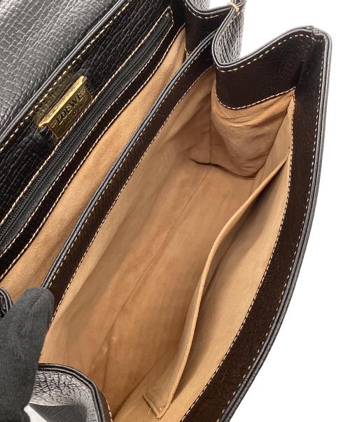 LOEWE（ロエベ）LOEWE (ロエベ) 2WAYショルダーバッグ ブラックの古着・服飾アイテム
