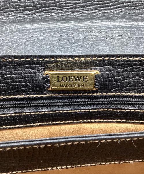 LOEWE（ロエベ）LOEWE (ロエベ) 2WAYショルダーバッグ ブラックの古着・服飾アイテム