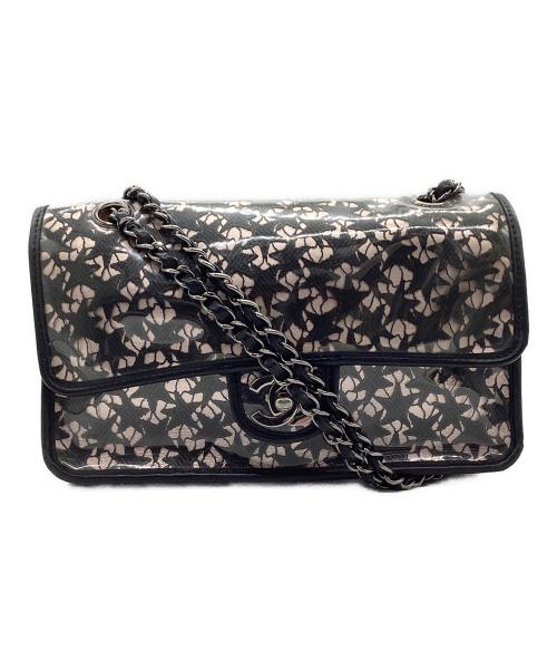 CHANEL（シャネル）CHANEL (シャネル) フラップバック ブラック×ピンクの古着・服飾アイテム