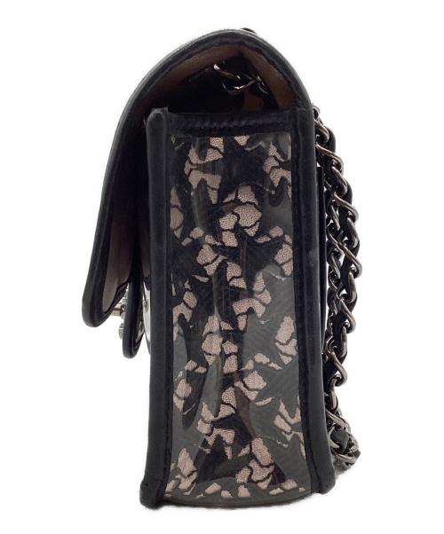 CHANEL（シャネル）CHANEL (シャネル) フラップバック ブラック×ピンクの古着・服飾アイテム