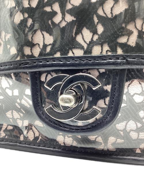 CHANEL（シャネル）CHANEL (シャネル) フラップバック ブラック×ピンクの古着・服飾アイテム