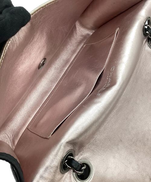 CHANEL（シャネル）CHANEL (シャネル) フラップバック ブラック×ピンクの古着・服飾アイテム