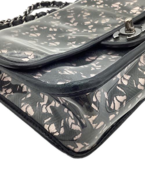 CHANEL（シャネル）CHANEL (シャネル) フラップバック ブラック×ピンクの古着・服飾アイテム