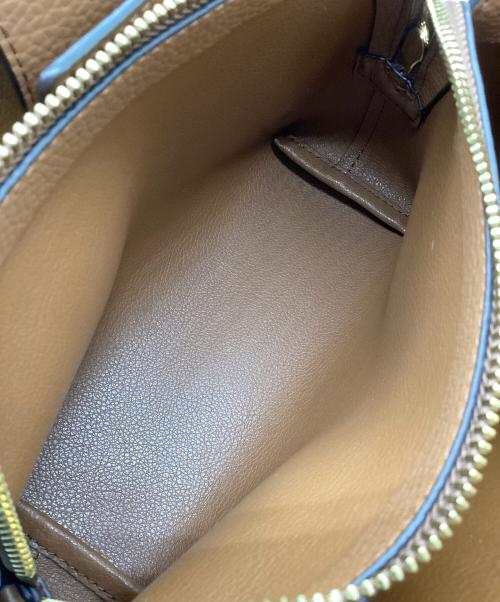 MICHAEL KORS（マイケル・コース）MICHAEL KORS (マイケル・コース) 2WAYバッグ ホワイト×ブラウンの古着・服飾アイテム