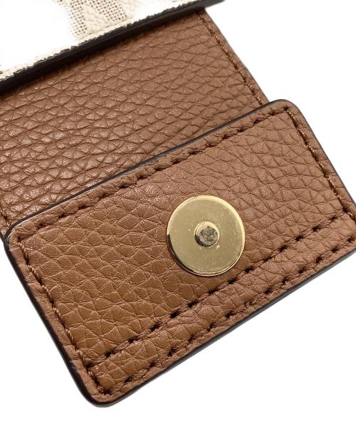 MICHAEL KORS（マイケル・コース）MICHAEL KORS (マイケル・コース) 2WAYバッグ ホワイト×ブラウンの古着・服飾アイテム