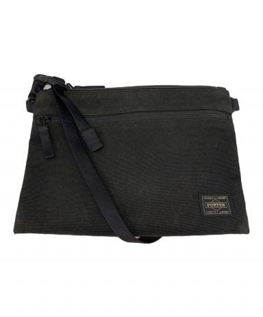中古・古着通販】PORTER (ポーター) ハイブリッド サコッシュ ブラック