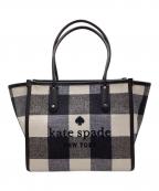 Kate Spadeケイトスペード）の古着「トートバッグ」｜ホワイト×ブラック