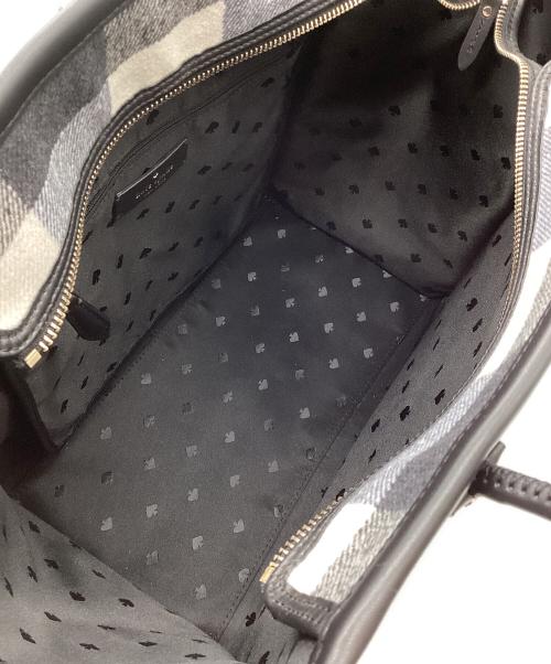 Kate Spade（ケイトスペード）Kate Spade (ケイトスペード) トートバッグ ホワイト×ブラックの古着・服飾アイテム