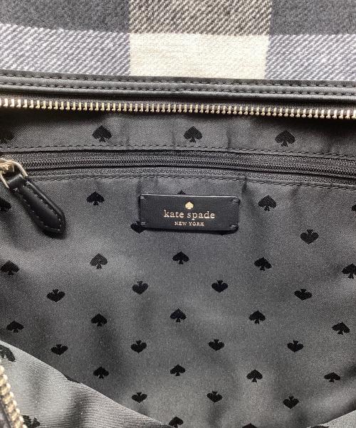 Kate Spade（ケイトスペード）Kate Spade (ケイトスペード) トートバッグ ホワイト×ブラックの古着・服飾アイテム