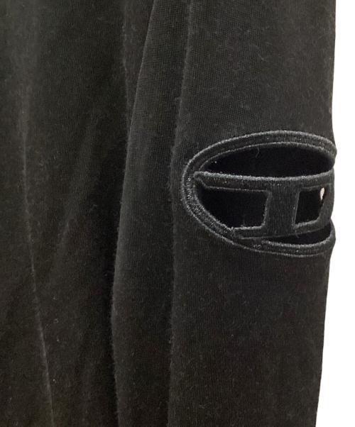 DIESEL（ディーゼル）DIESEL (ディーゼル) DIESEL 長袖カットソー ブラック サイズ:Mの古着・服飾アイテム