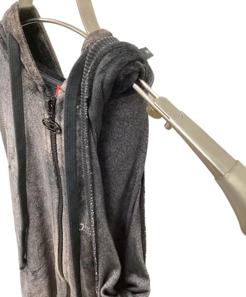DIESEL（ディーゼル）DIESEL (ディーゼル) DIESEL ノースリーブパーカー ブラック サイズ:Sの古着・服飾アイテム