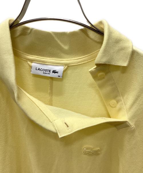 LACOSTE（ラコステ）LACOSTE (ラコステ) 斜めボタンポロドレス イエロー サイズ:38の古着・服飾アイテム